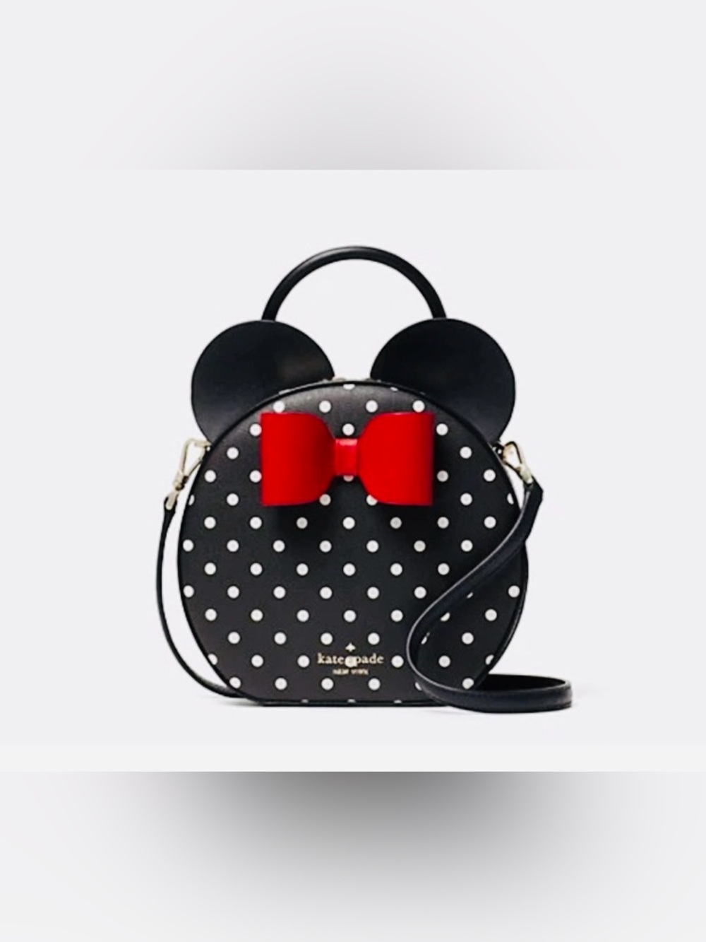 Kate Spade X Disney Minnie Mouse Top Handle/Crossbody Bag EUC